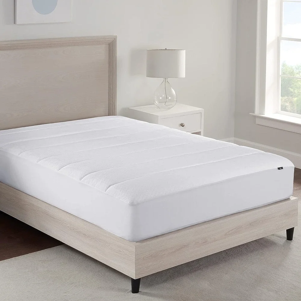 Waterproof Mattress Protector Cooling Fitted Mattress Pad Bed Cover Full Size